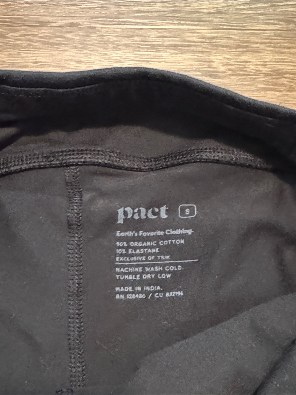 Pact Black Mini Skirt with Wide Waistband - Picture 2 of 5